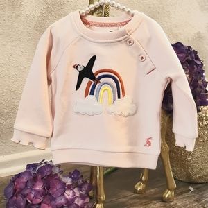 Joules infant sweater with patching
